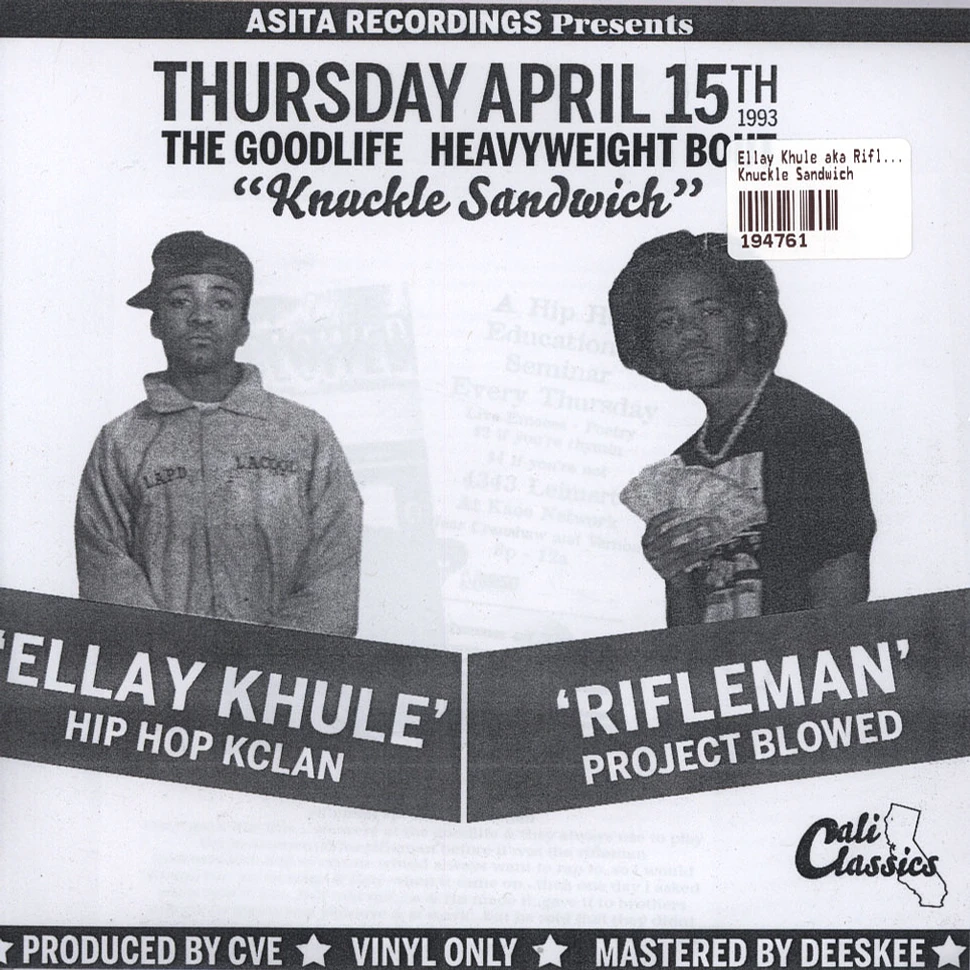 Ellay Khule aka Rifleman - Knuckle Sandwich
