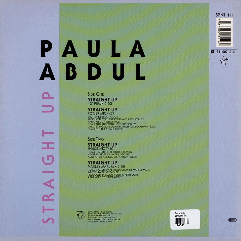 Paula Abdul - Straight Up