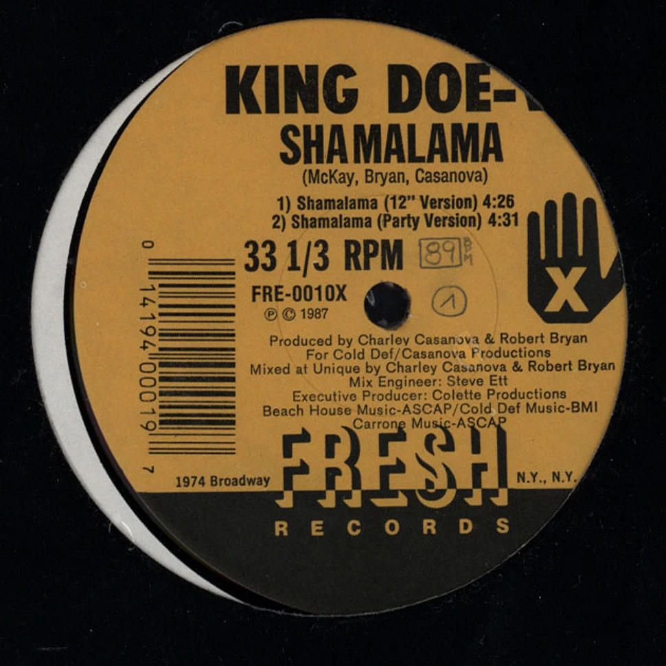 King Doe-V - Shamalama