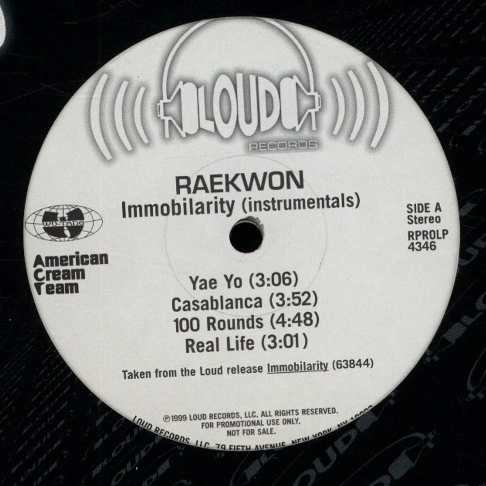 Raekwon - Immobilarity Instrumentals