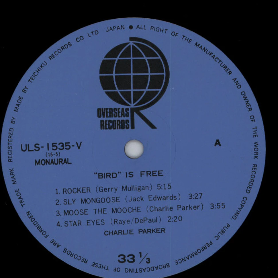 Charlie Parker - Bird Is Free