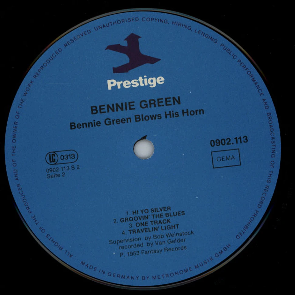 Bennie Green - Blows His Horn