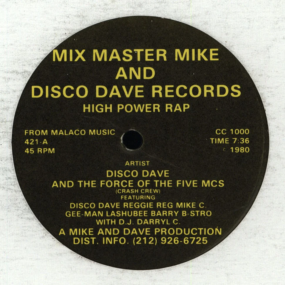 Disco Dave And The Force Of Five MC's - High Power Rap
