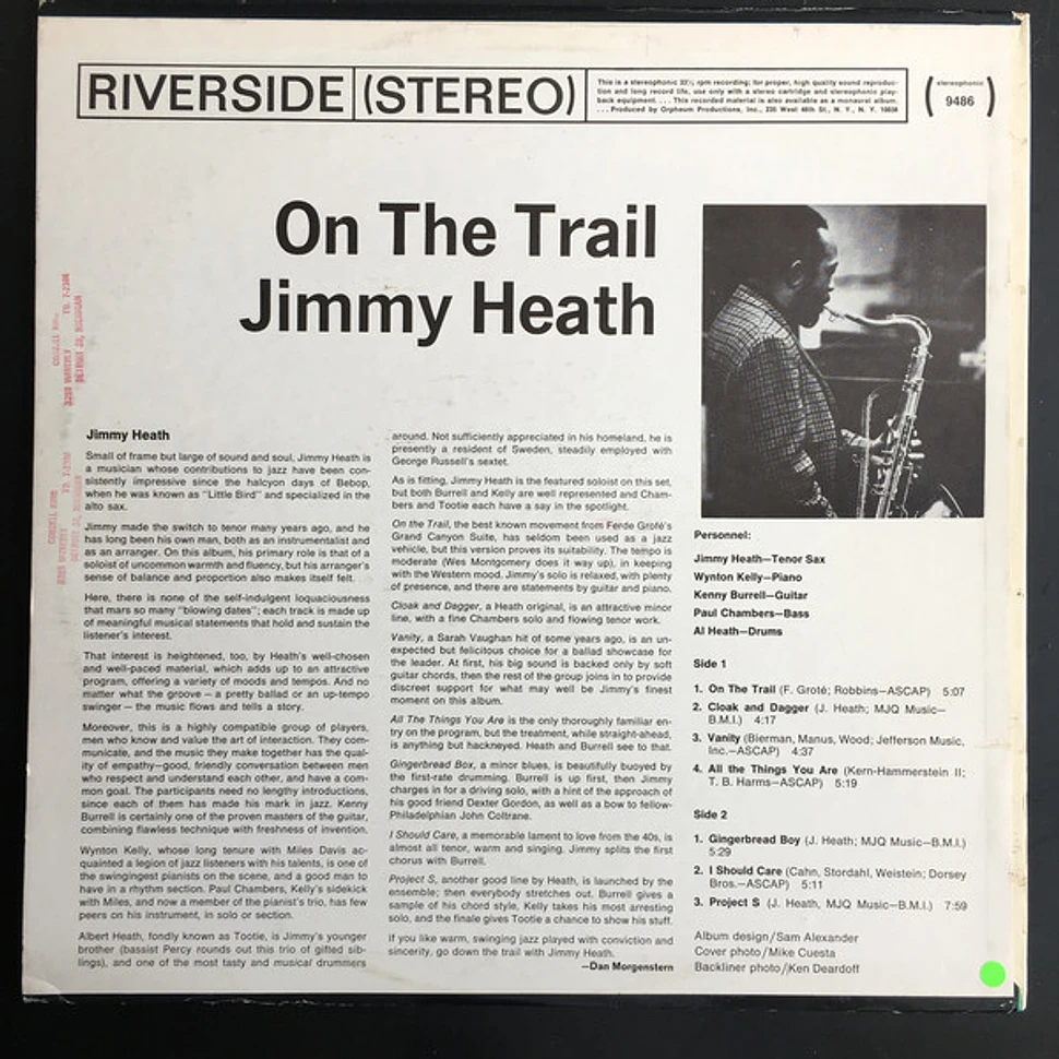 Jimmy Heath Quintet Featuring Kenny Burrell And Wynton Kelly - On The Trail
