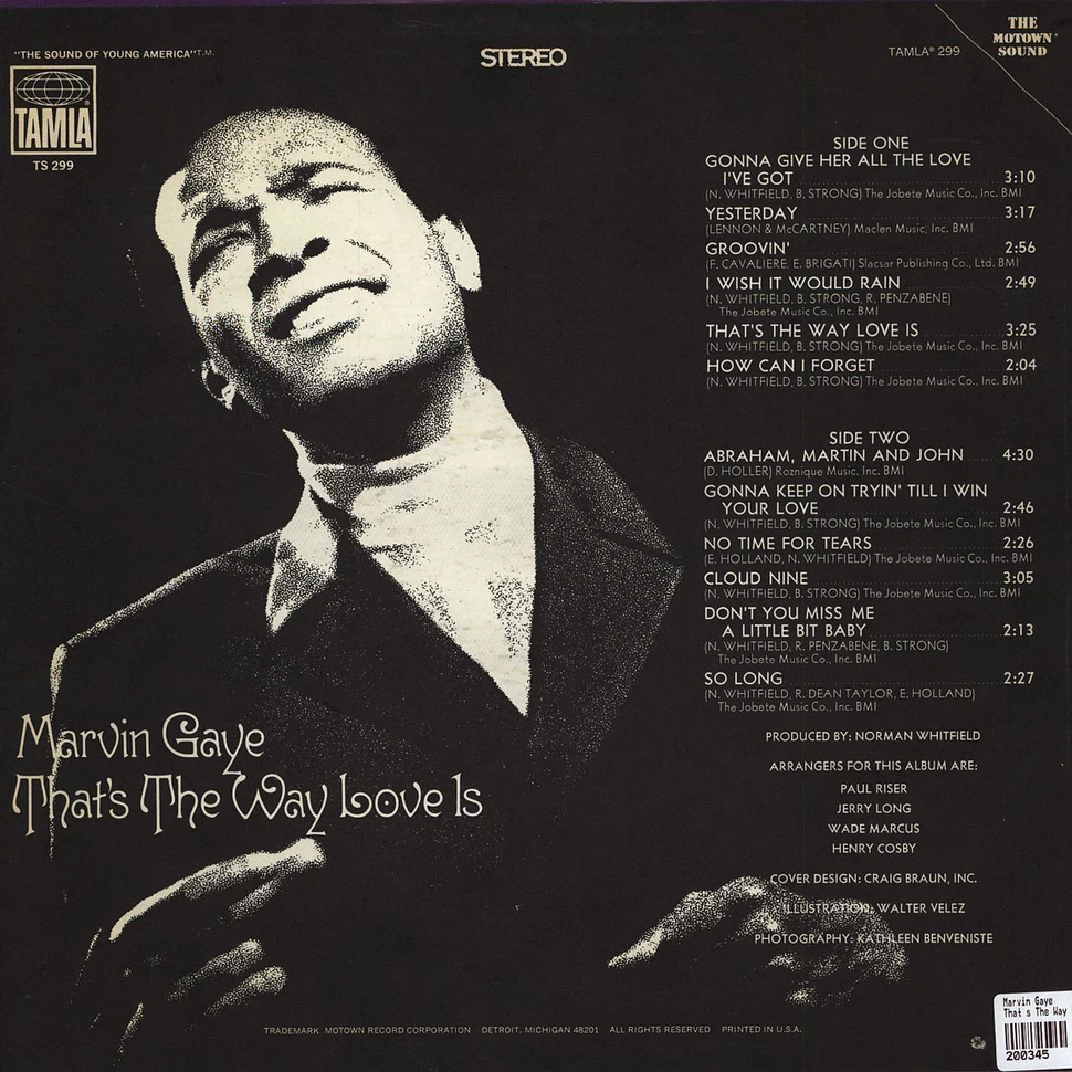 Marvin Gaye - That's The Way Love Is