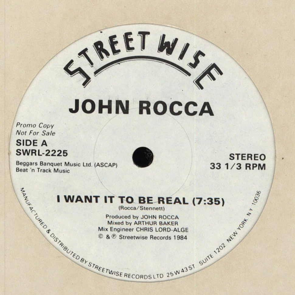John Rocca - I want it to be real