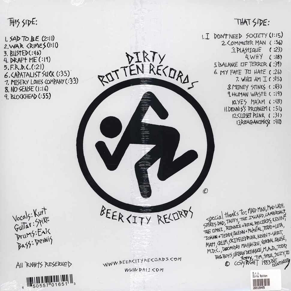 Dirty Rotten Imbeciles - Dirty Rotten