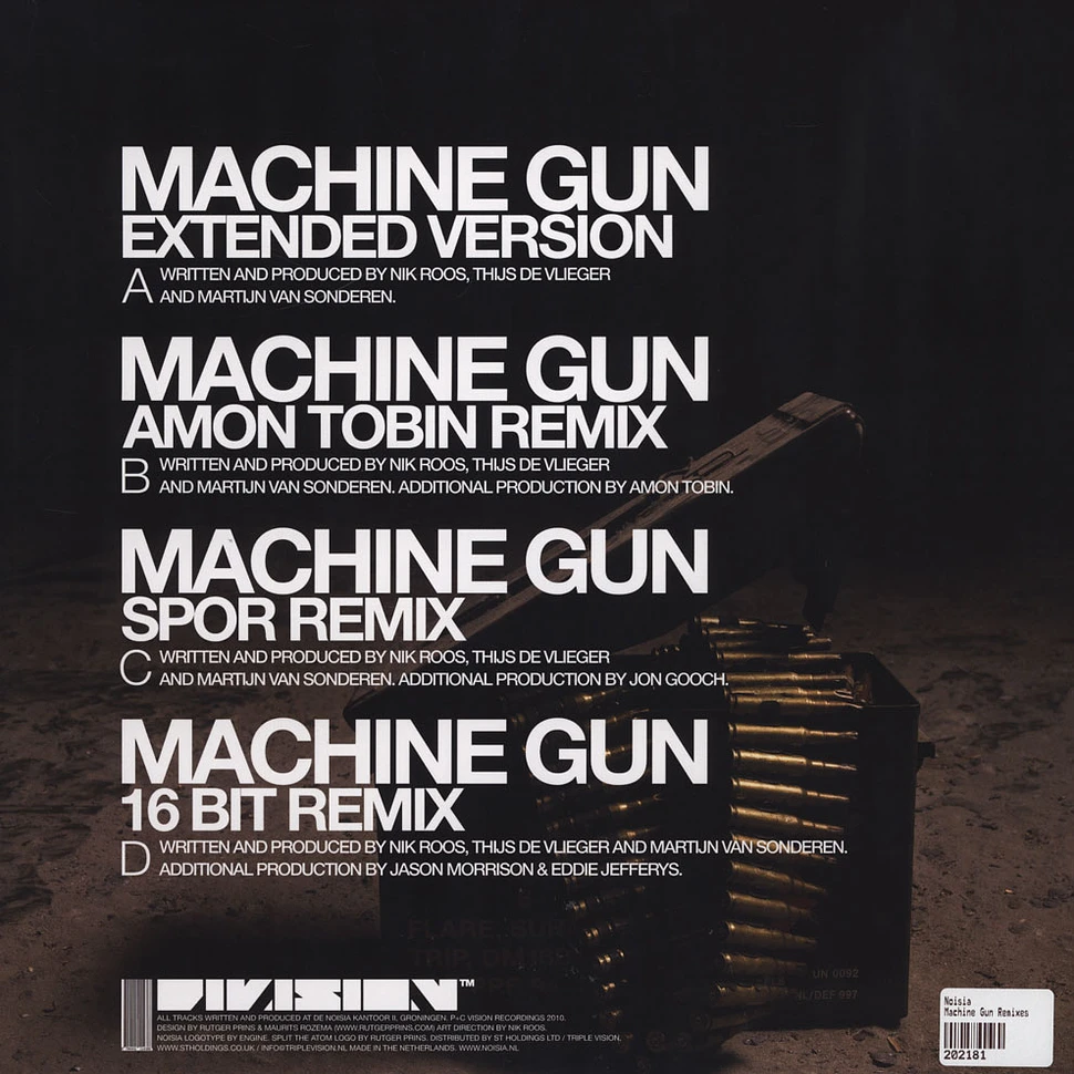 Noisia - Machine Gun Remixes