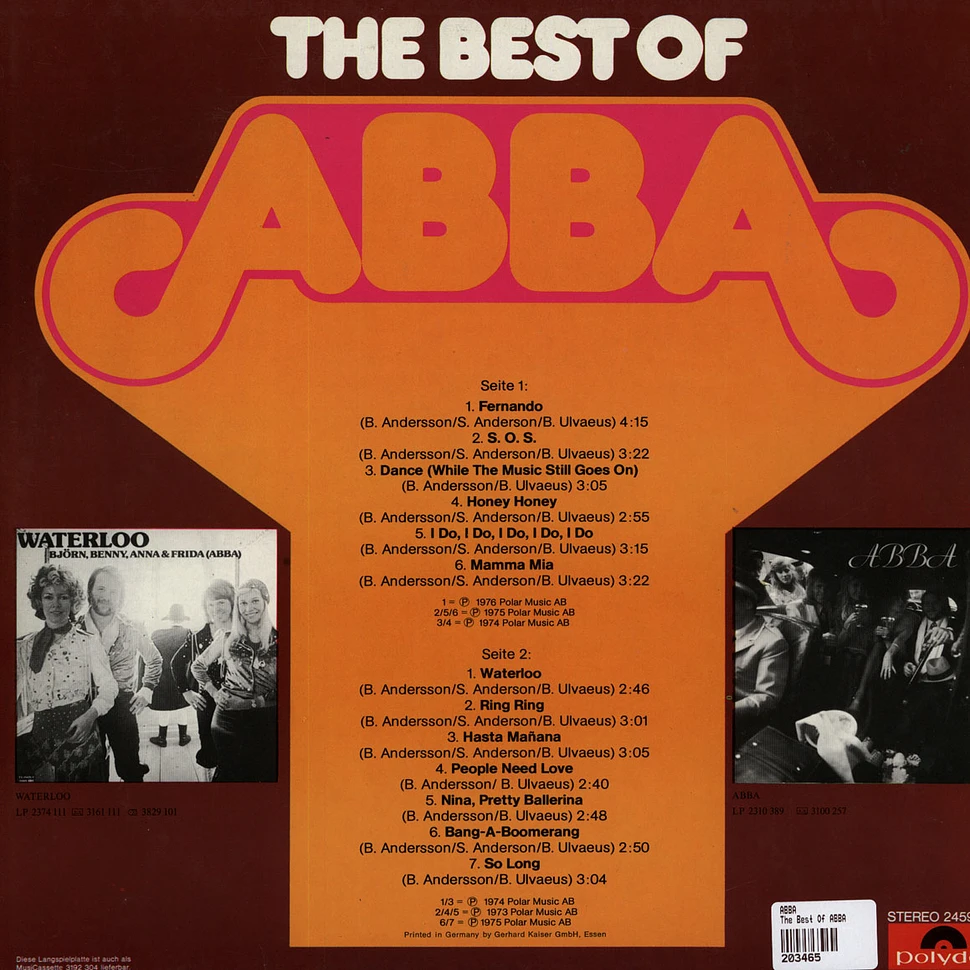 ABBA - The Best Of Abba