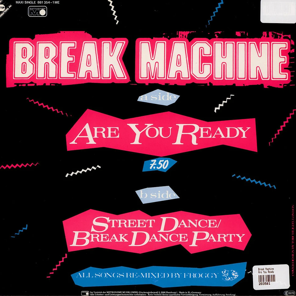Break Machine - Are You Ready