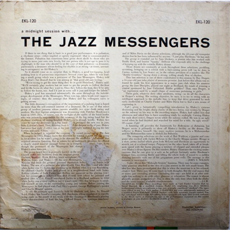 Art Blakey & The Jazz Messengers - A Midnight Session With The Jazz Messengers