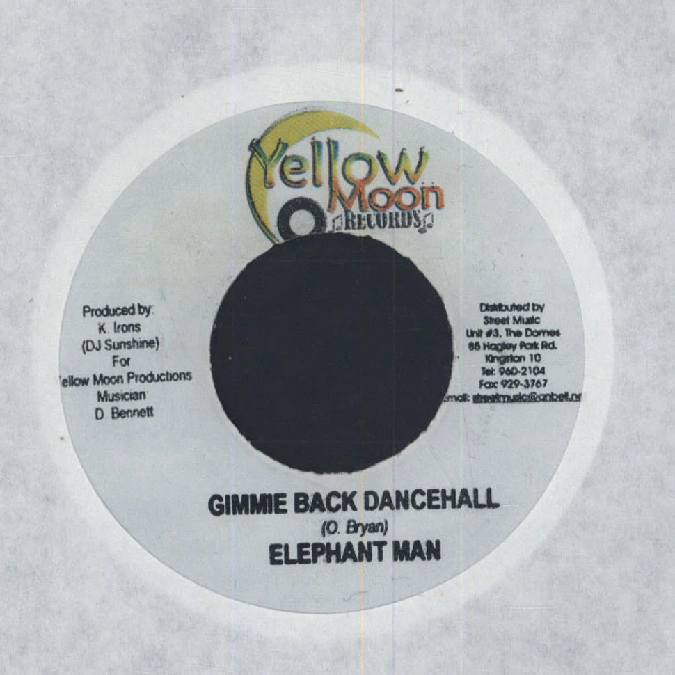 Elephant Man - Gimmie Back Dancehall