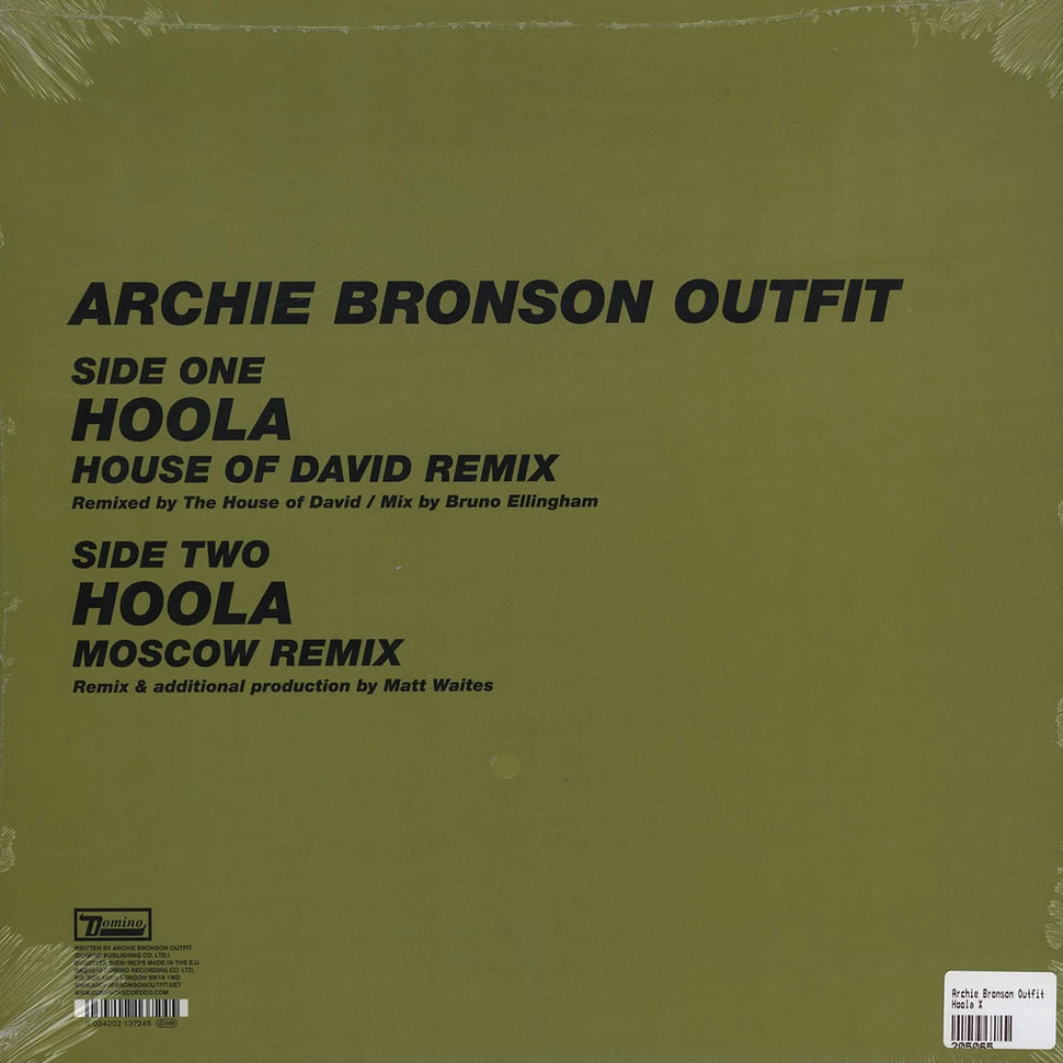 Archie Bronson Outfit - Hoola X