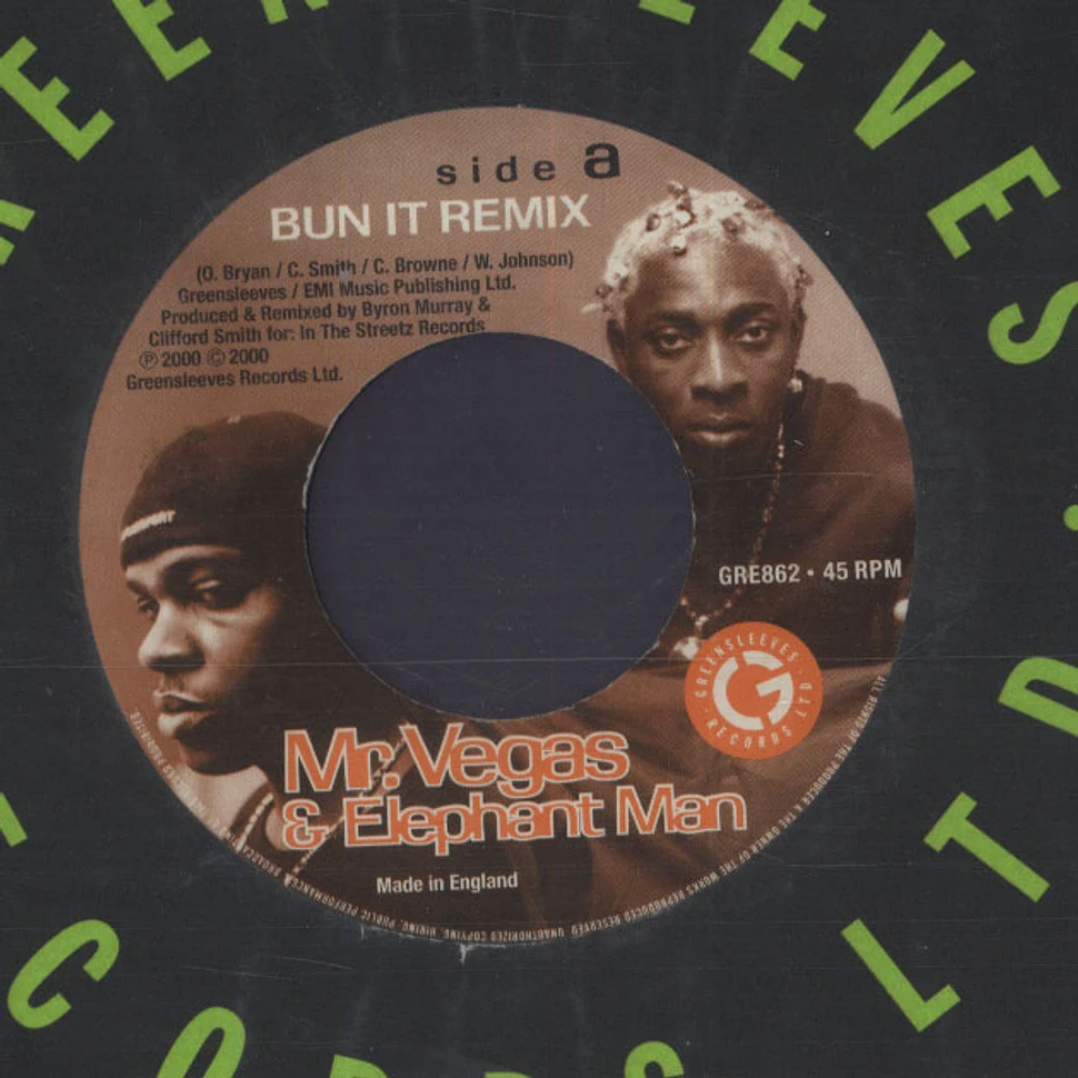 Mr. Vegas & Elephant Man - Bun It remix/ Thumps Up Remix