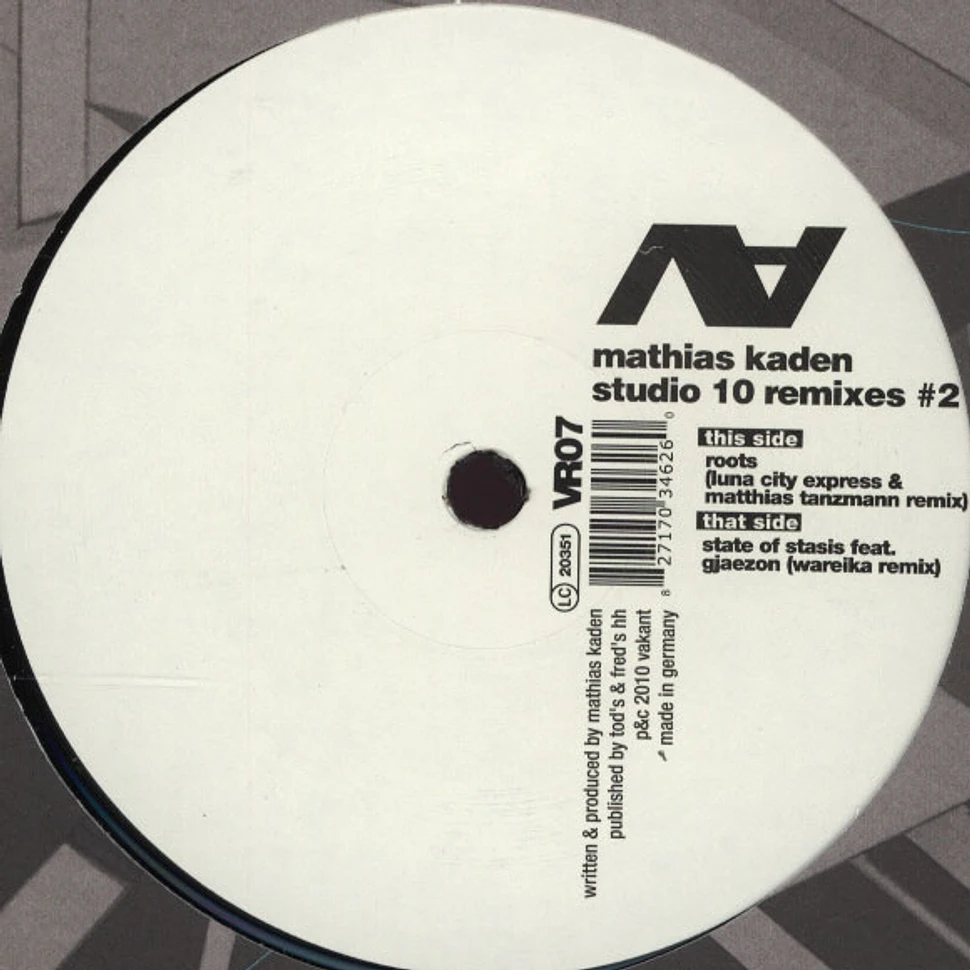 Mathias Kaden - Studio 10 Remixes 2