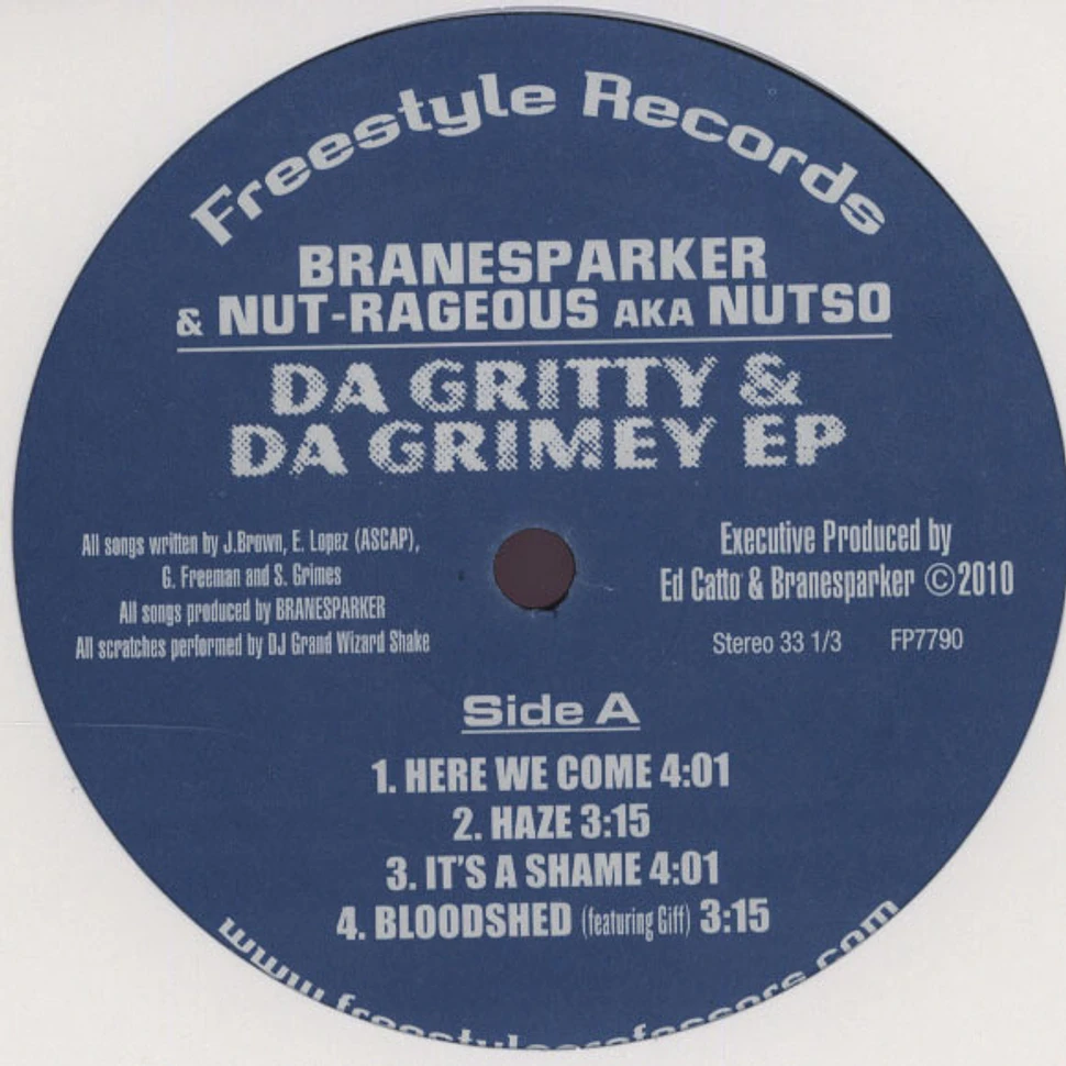Branesparker & Nutrageous - Da Gritty & Da Grimey EP