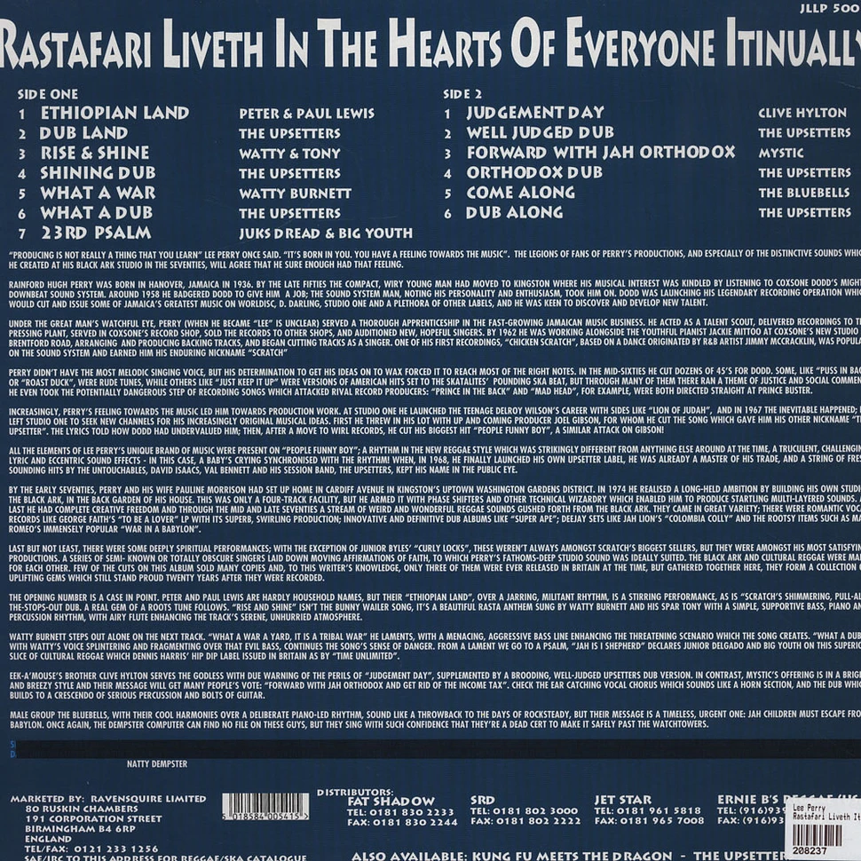 Lee Perry - Rastafari Liveth Itinually