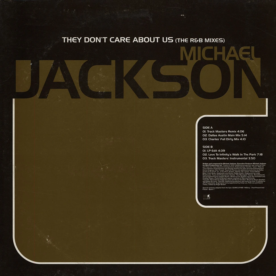Michael Jackson - They Don't Care About Us (The R&B Mixes)