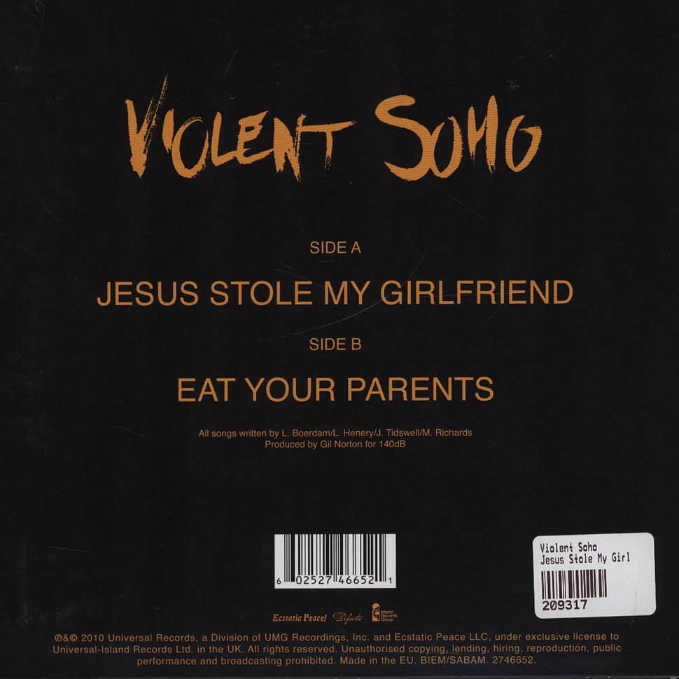 Violent Soho - Jesus Stole My Girlfriend
