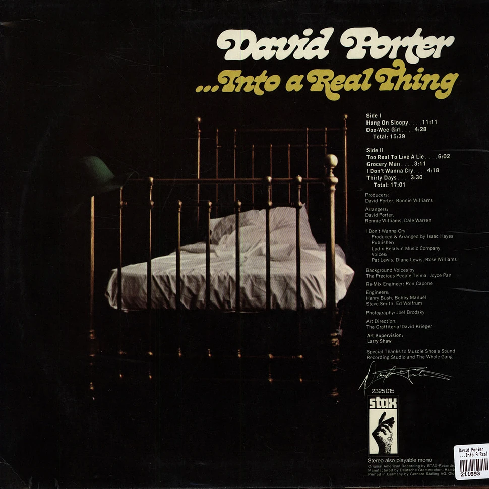 David Porter - ...Into A Real Thing