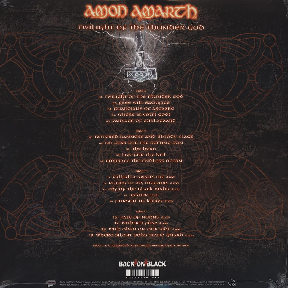 Amon Amarth - Twilight Of The Thundergod