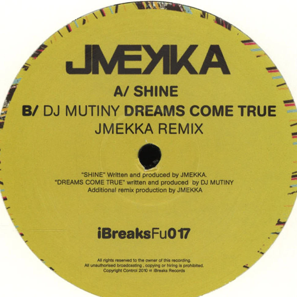 JMekka / DJ Mutiny - Shine / Dream Come True JMekka Remix