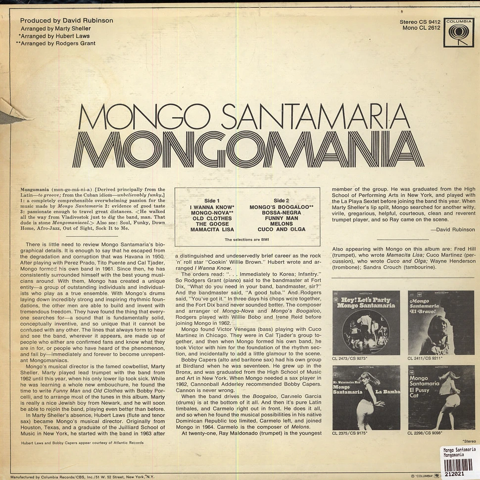 Mongo Santamaria - Mongomania