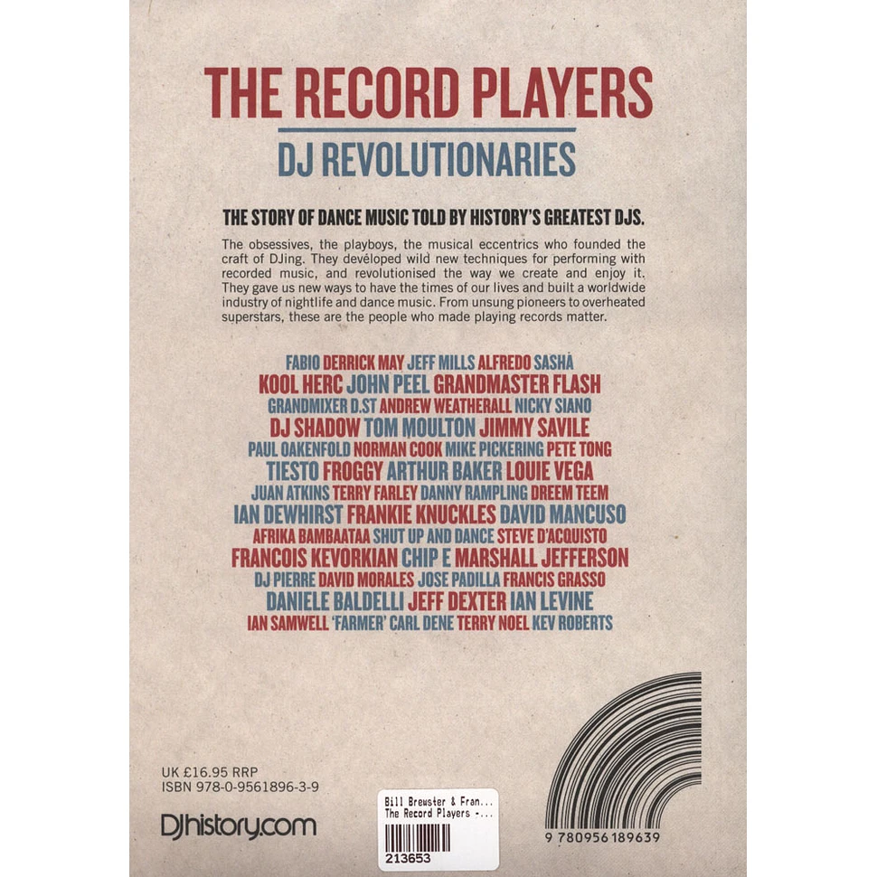 Bill Brewster & Frank Broughton - The Record Players - DJ Revolutionaries