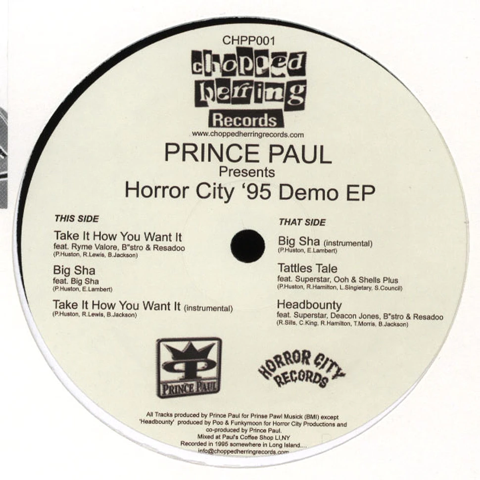 Prince Paul presents Horror City - Horror City 95 Demo EP