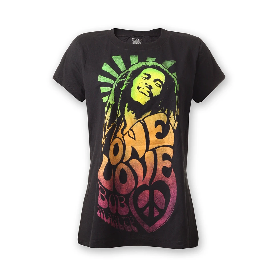 Bob Marley - One Love Heart Peace Women Oversized T-Shirt