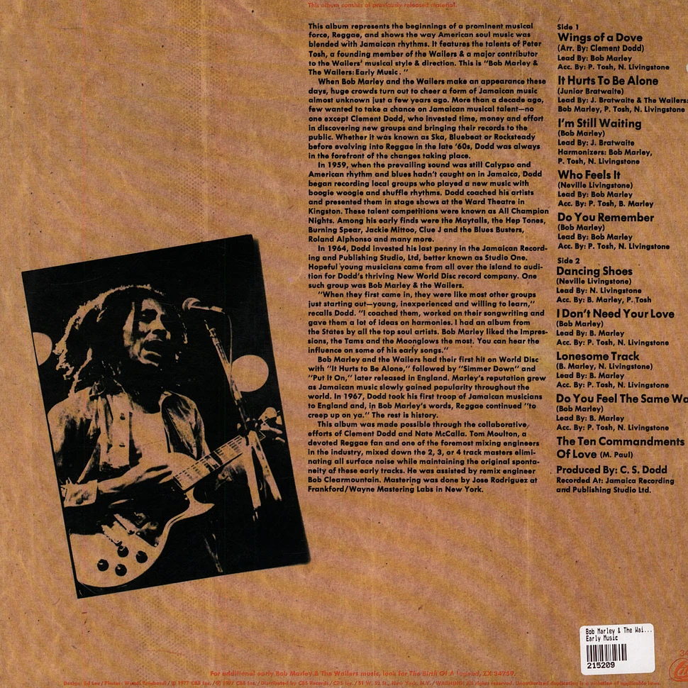 Bob Marley & The Wailers Featuring Peter Tosh - Early Music
