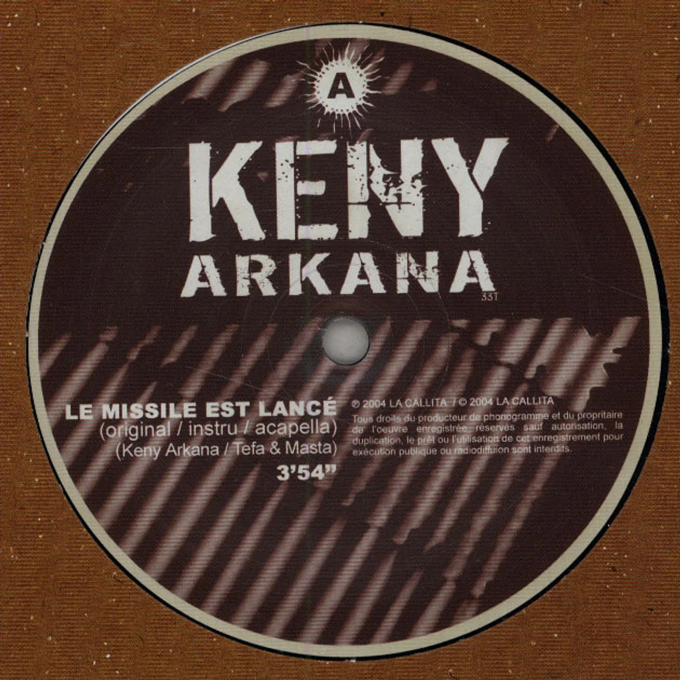 Keny Arkana - Le missile est lance