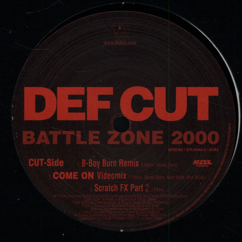 Def Cut - Battle zone 2000