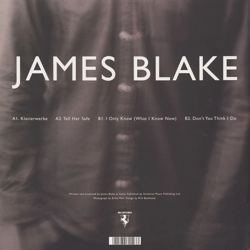 James Blake - Klavierwerke EP