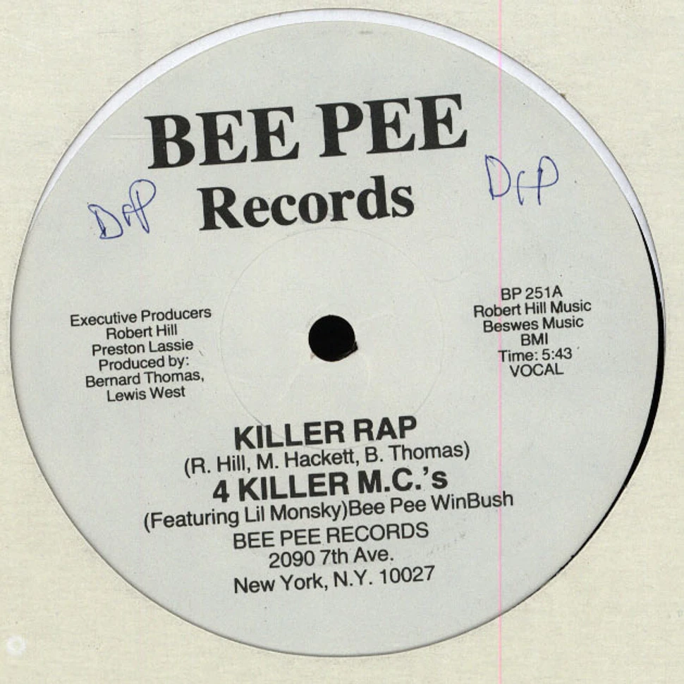 4 Killer M.C.'s - Killer Rap