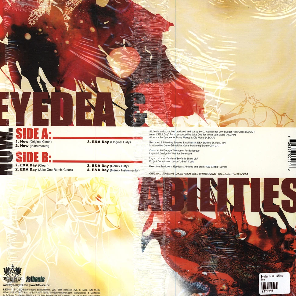 Eyedea & Abilities - Now