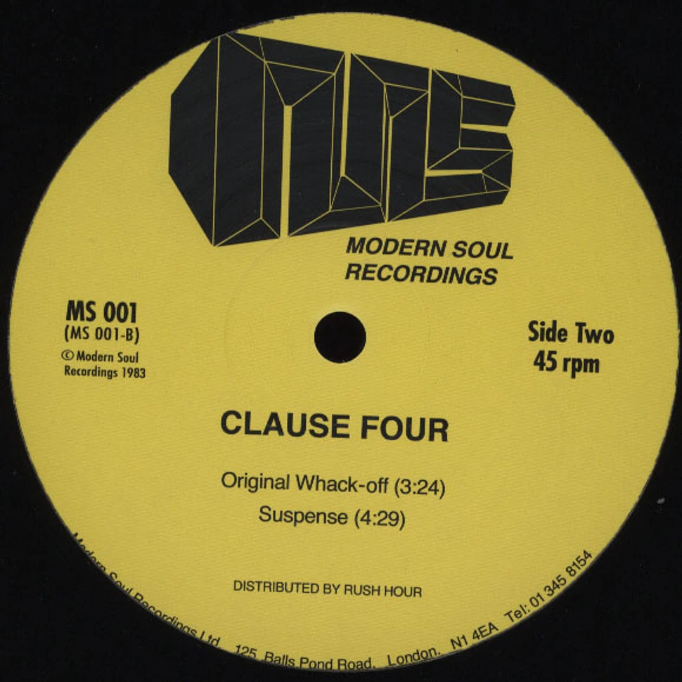Clause Four - Be The One EP