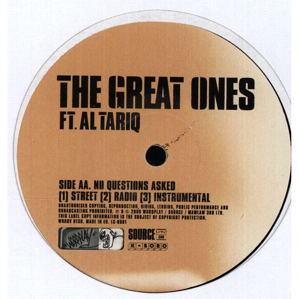 The Great Ones aka Mark B - That nigga feat. Al' Tariq