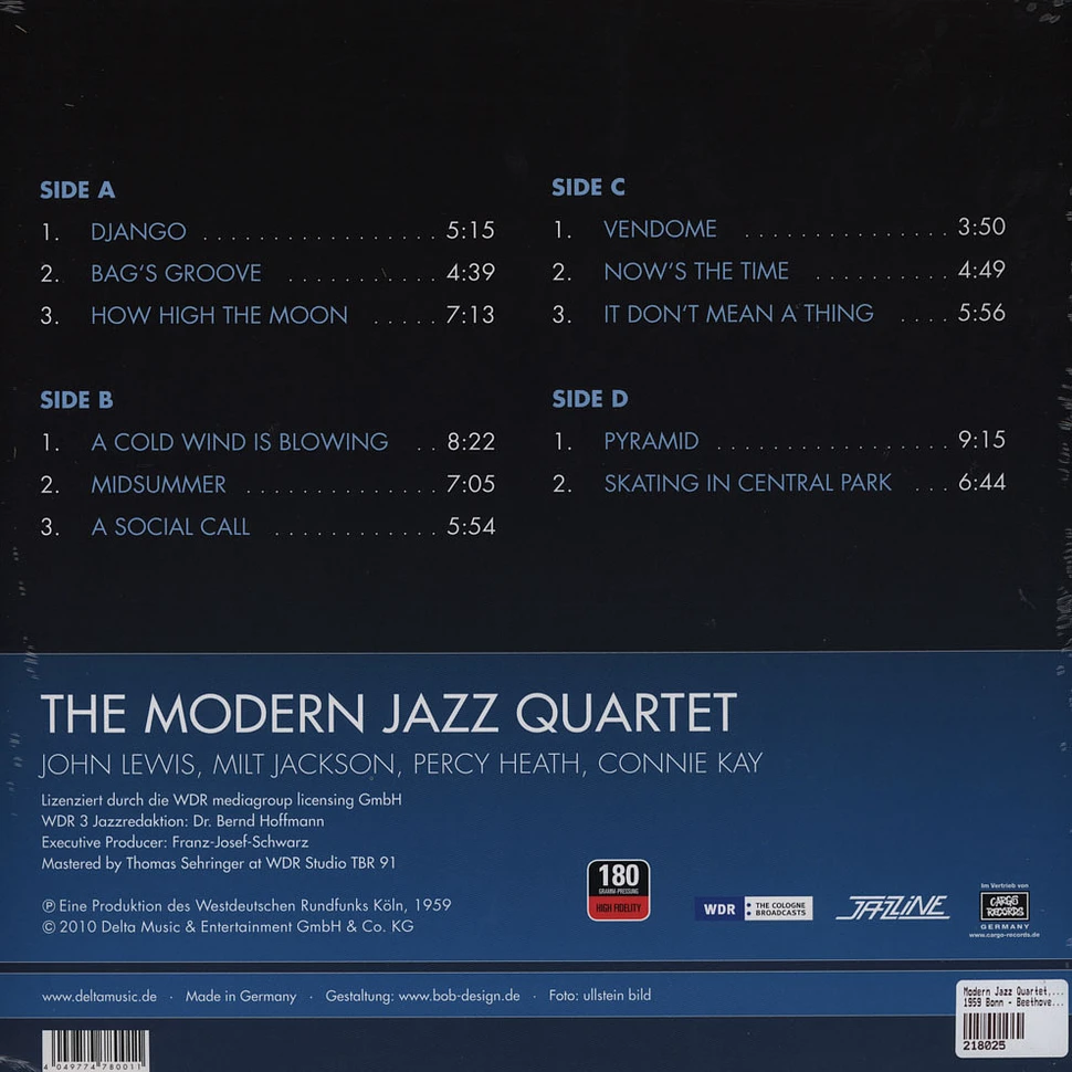 The Modern Jazz Quartet - 1959 Bonn - Beethovenhalle