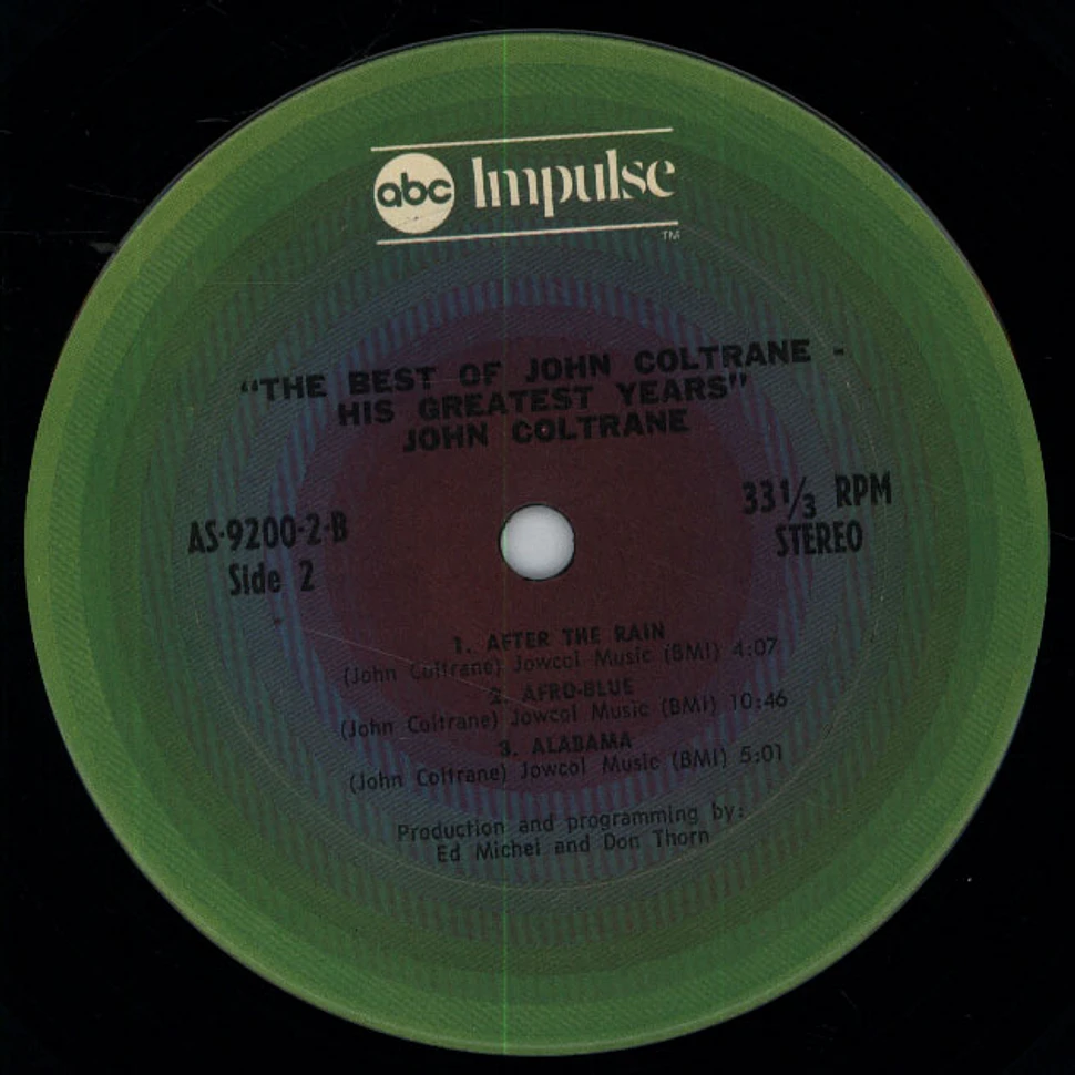 John Coltrane - The Best Of John Coltrane - His Greatest Years