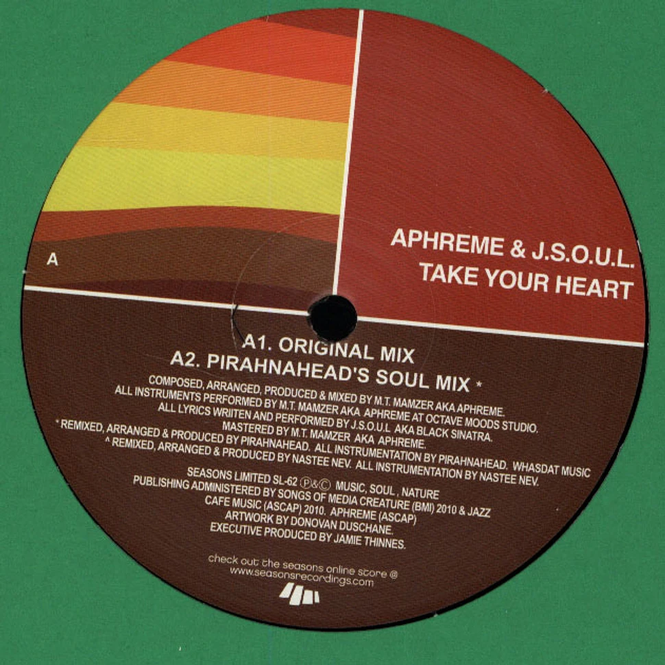 Aphreme & J.S.O.U.L. - Take Your Heart