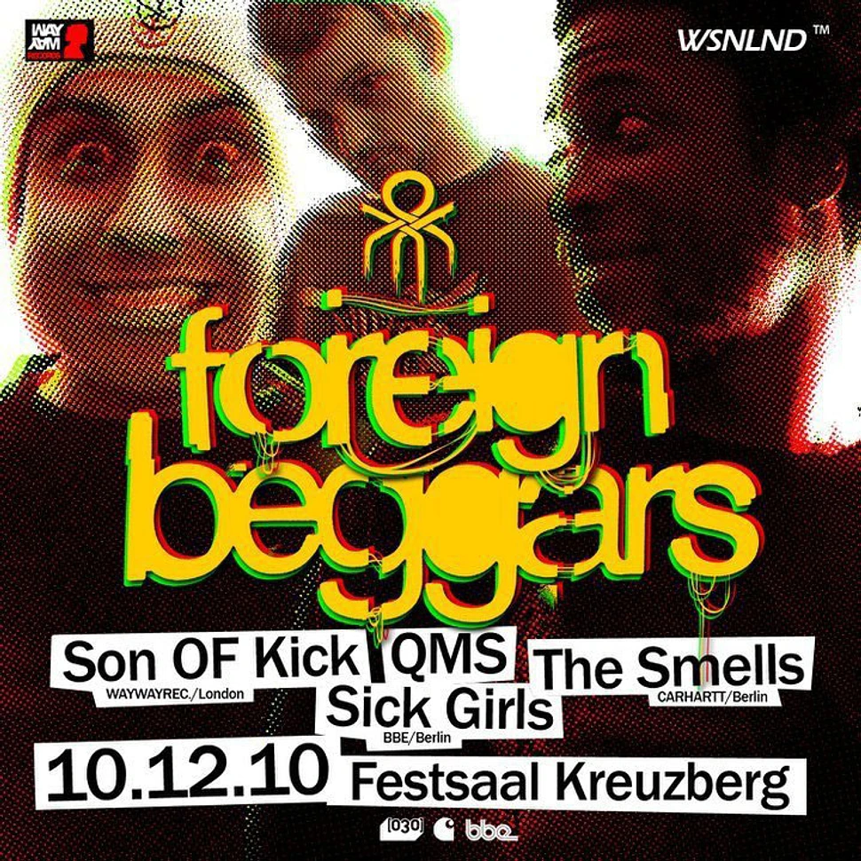 Foreign Beggars - Konzertticket für Berlin, 10.12.2010 @ Festsaal Kreuzberg