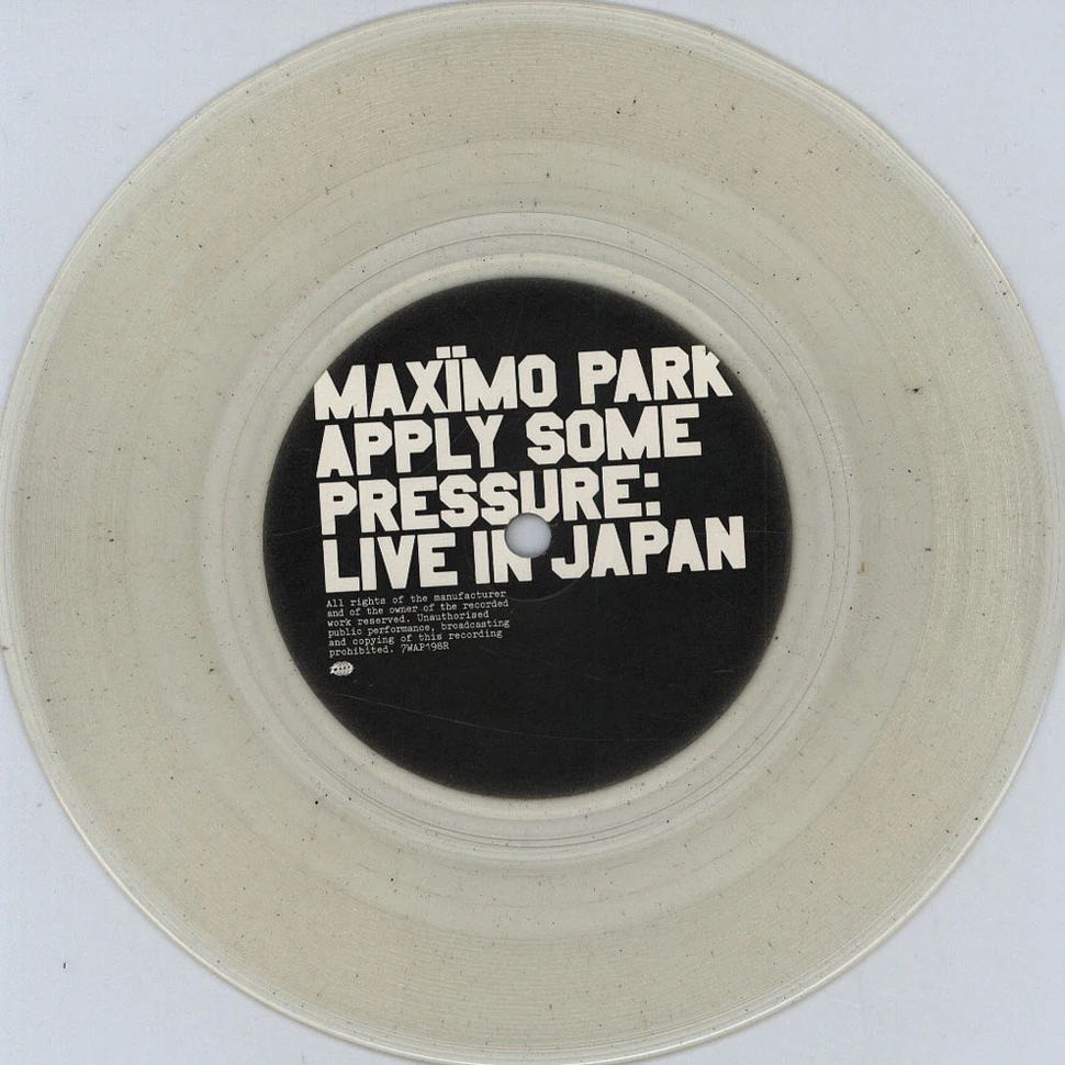 Maximo Park - Apply Some Pressure 2/2