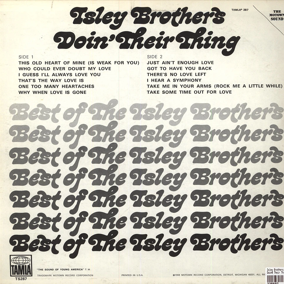 The Isley Brothers - Doin’ Their Thing
