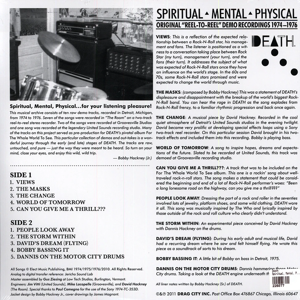 Death - Spiritual, Mental, Physical