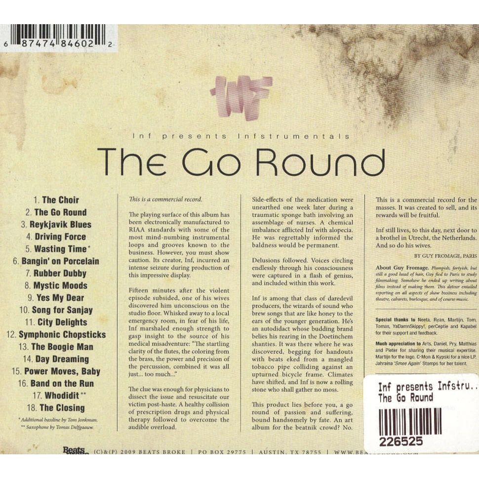 Inf presents Infstrumentals - The Go Round