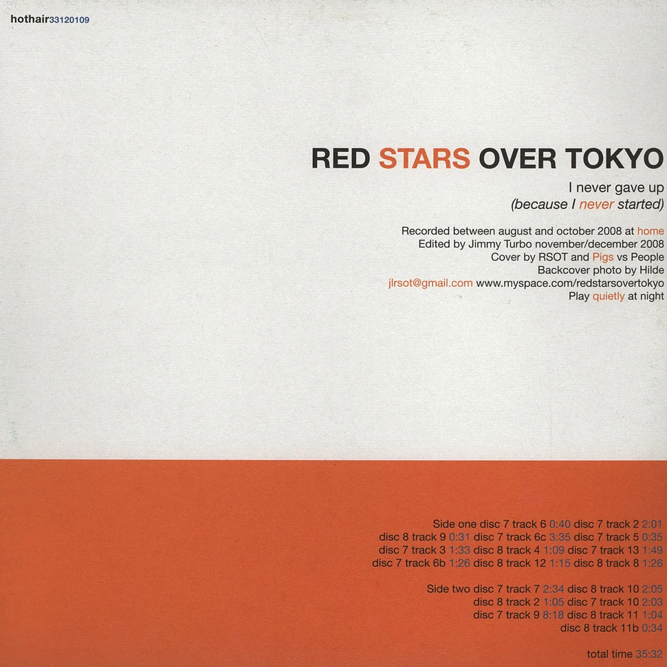 Red Stars Over Tokyo - I Never Gave Up (Because I Never Started)