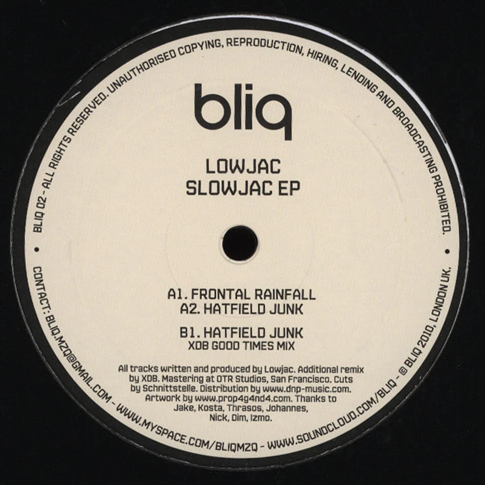 Lowjac - Slowjac EP