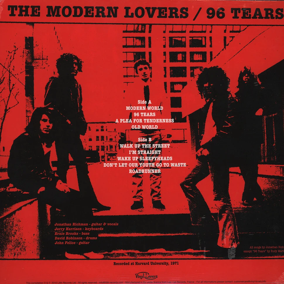 Modern Lovers - 96 Tears