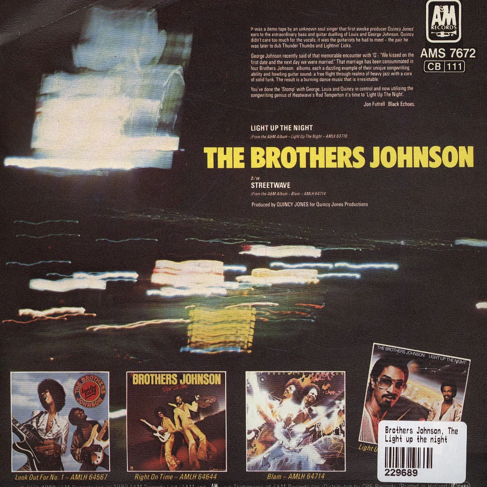 The Brothers Johnson - Light up the night